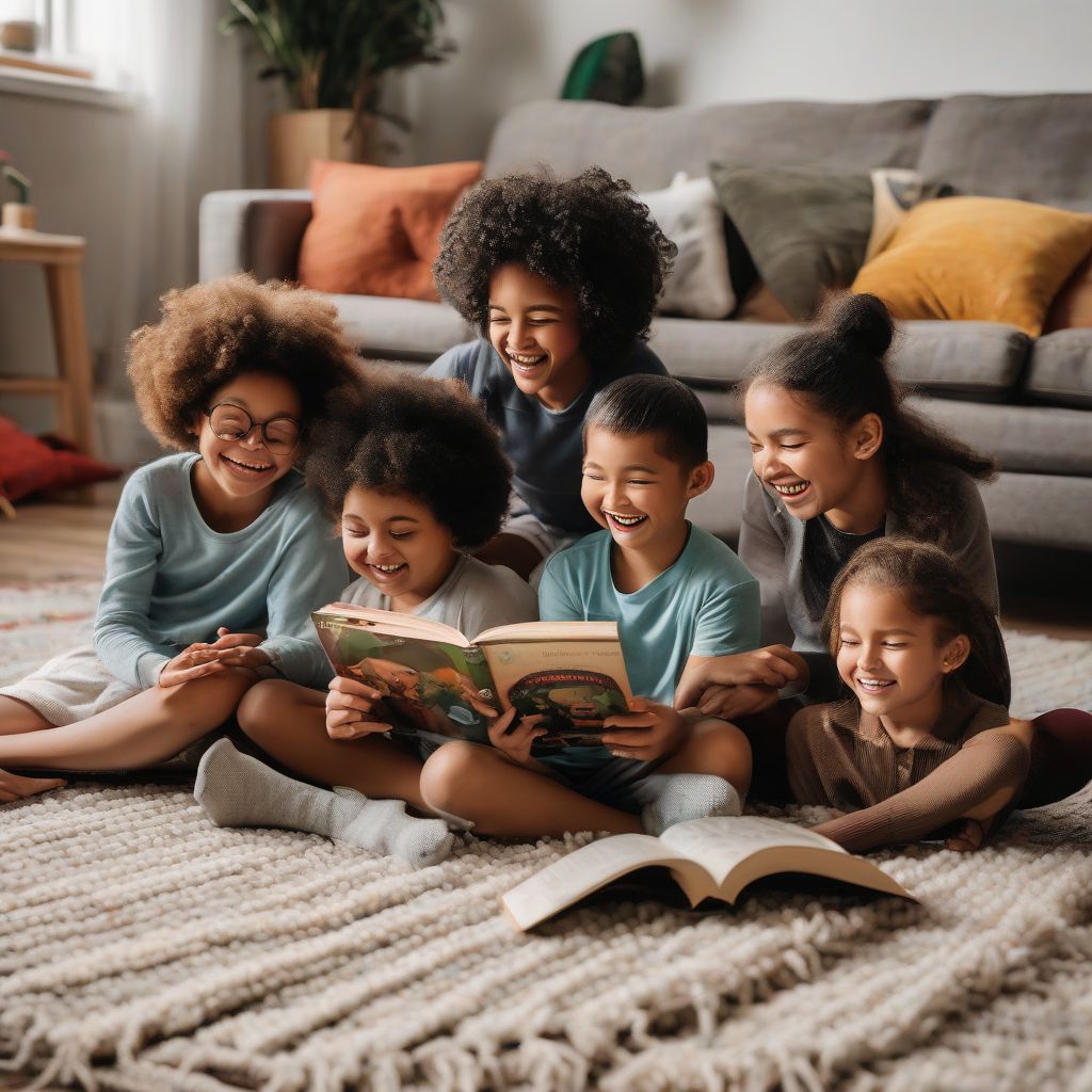 Children Reading Together