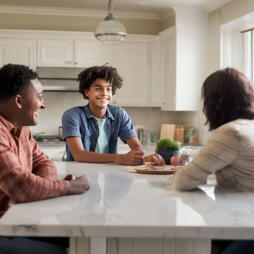 Parents Talking to Their Teenager